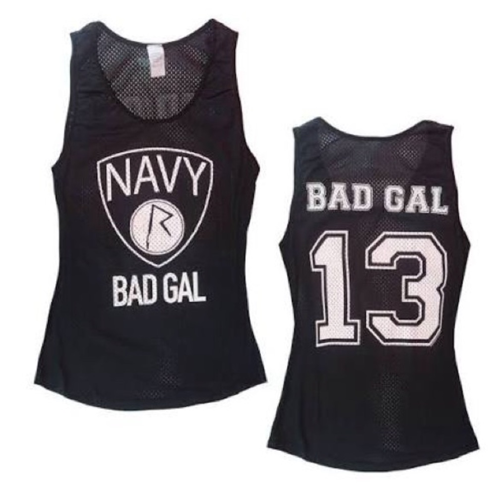 RIHANNA 2014 THE MONSTER TOUR WOMEN'S CONCERT BASKETBALL JERSEY